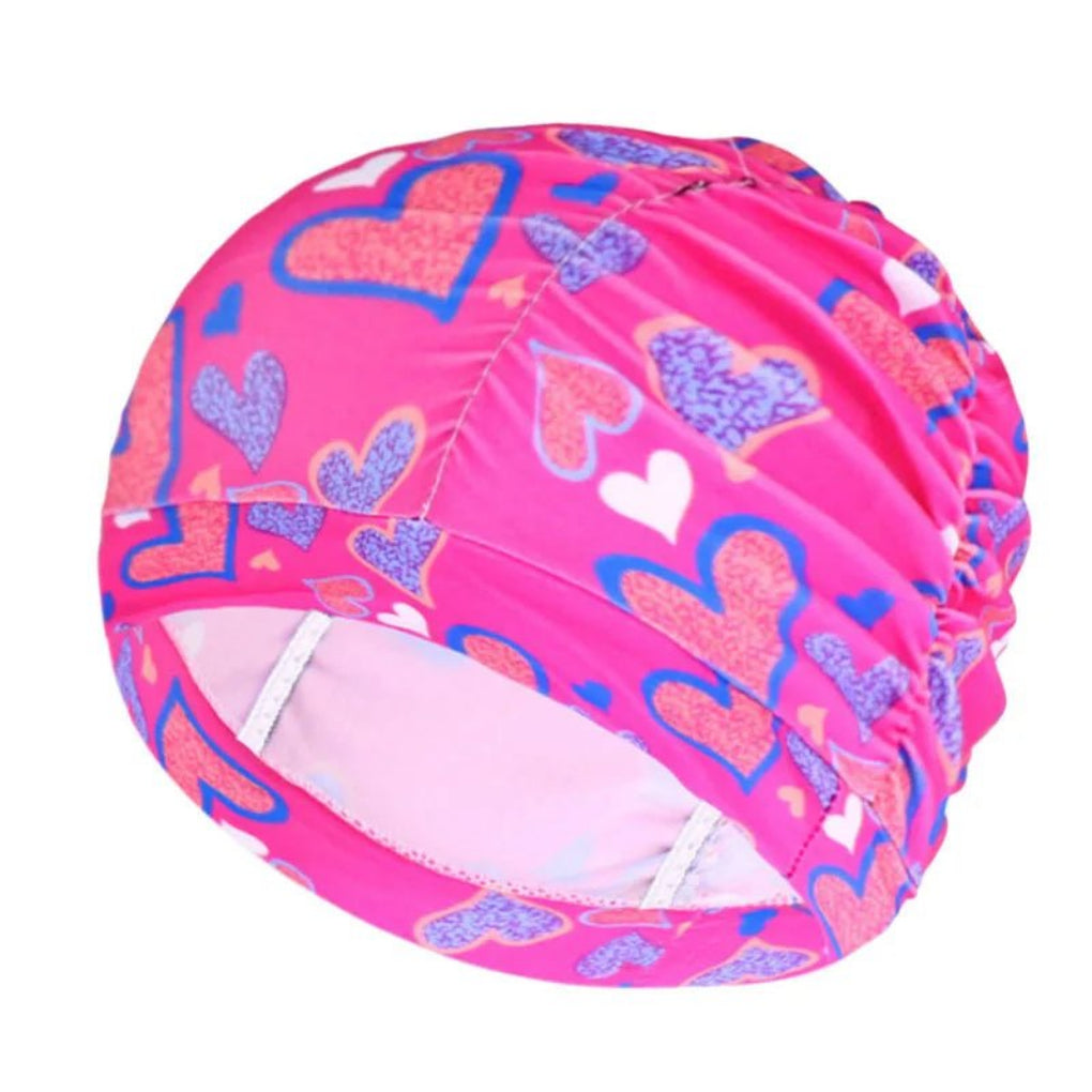 Women's Stretch Turban Swim Cap for Long Hair
