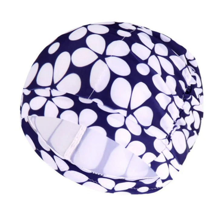 Women's Stretch Turban Swim Cap for Long Hair